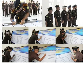 Kejari Sumbawa Komitmen Laksanakan WBK-WBBM tahun 2025