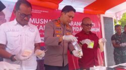 Kejari Sumbawa Musnahkan Sabu 504,541 gram