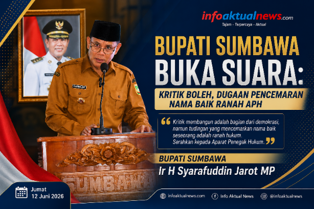 Bupati Sumbawa Buka Suara: Kritik Boleh, Dugaan Pencemaran Nama Baik Ranah APH