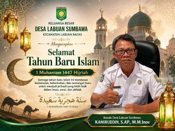 Keluarga Besar Desa Labuan Sumbawa Mengucapkan Selamat Tahun Baru Islam 1 MUHARRAM 1448 Hijriah