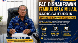 PAD Tembus Rp1,6 Miliar, Disnakeswan Sumbawa Optimistis Lampaui Target 2026