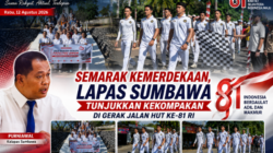 Semarak Kemerdekaan, Lapas Sumbawa Tunjukkan Kekompakan di Gerak Jalan HUT Ke-81 RI