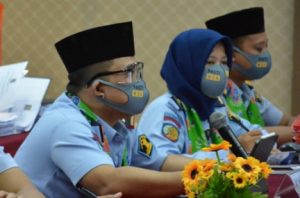 Oga G.Darmawan Kalapas Narkotika Jakarta,Memberikan Paparan Kepada TPI Evaluasi ZI Menuju WBK