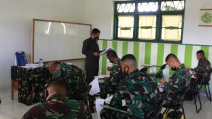 Kodam IX/Udayana Gelar Litpers Satgas Pamtas RI-RDTL Yonif 742/SWY