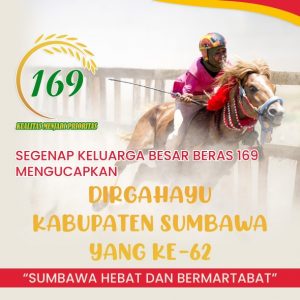 Keluarga Besar Beras 169 Mengucapkan Selamat Dirgahayu Ke-62 Kabupaten Sumbawa