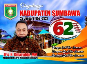Inspektorat Kab.Sumbawa Mengucapkan Dirgahayu Ke-62 Kab. Sumbawa