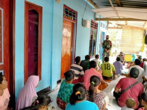 Danyonif 742/SWY Apresiasi Semangat Juang Satgas Pamtas RI-RDTL di Daerah Latihan