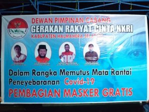 GERCIN Halmahera Selatan Berbagi Berbagi Masker Gratis