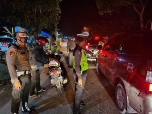 Antisipasi Klaster Baru, Polres Sergai Sekat Kendaraan Menuju Obyek Wisata Pergantian Malam Tahun Baru