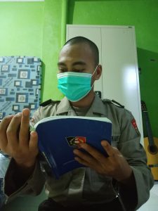 Siswa Diktuk Bintara Polri, Ikuti Pendidikan Secara Virtual yang di gelar SPN Polda Banten