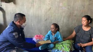Berbagi Kasih, AKP Pandu Winata kembali Bantu Anak 13 Tahun Penderita Kelainan Jantung