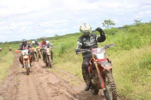 Kapolres Serdang Bedagai Bersama PJU Pantau Situasi Kamtibmas Dengan Motor Trail