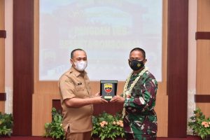 Bupati Batu Bara Hadiri Kunker Pangdam I Bukit Barisan