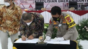 Polda Banten Tanda Tangani MOU pengamanan obvitnas PT. Shenhua Guohua Pembangkitan Listrik Jawa Bali