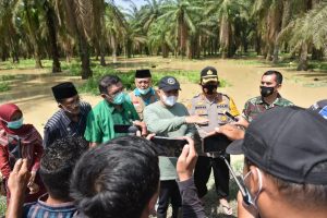 Bupati Batu Bara Tinjau Lokasi Banjir Yang Merendam Tiga Kecamatan