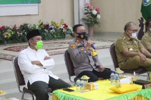 Kapolres Sergai Hadiri Sosialisasi Vaksinasi Covid-19 & Penyerahan Mobil Ambulans & Mobil Promosi Kesehatan