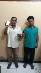 Lagi Transaksi Sabu Digubuk, 2 Pria Diciduk Polsek Teluk Mengkudu