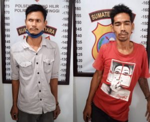 Diduga Mencuri Kawat Pagar RBC, 2 Pria Diamankan di Polsek Padang Hilir