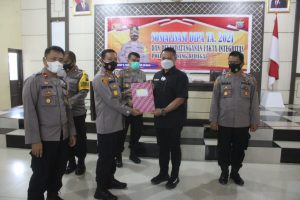 Kapolres Sergai Pimpin Sosialisasi DIPA T.A 2021 Dan Penandatanganan Fakta Integritas