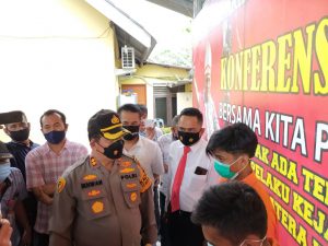 Kapolres Batu Bara Pimpin konfrensi Pres Kasus Pembunuhan