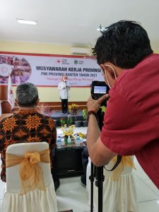 Kabiddokkes Polda Banten Hadiri Musyawarah Kerja PMI Provinsi Banten