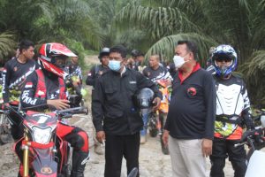 Kapolres Sergai Bersama Jajaran Patroli Motor Trial di 3 Kecamatan