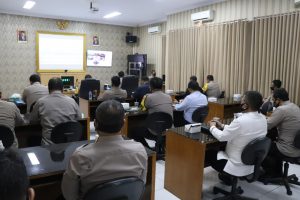 Kapolda Banten Hadiri Commander Wish Kapolri Secara Virtual
