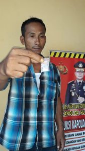 Polsek Perbaungan Gagalkan Transaksi Sabu, Hendra Diciduk Dari Rumah