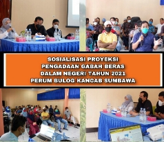 Tahun 2021, Bulog Sumbawa Targetkan Pengadaan Setara Beras 32.052 Ton