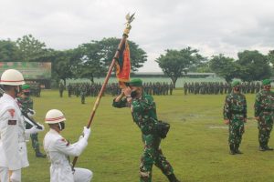 Ini Pesan Danyonif 742/SWY Pada Acara Sertijab Wadanyon 742