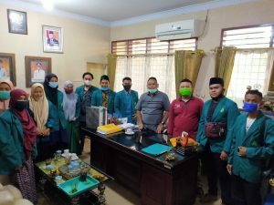 PRESMA BEM STIT Al WASHLIYAH Geruduk Dinas Sosial Kota Binjai