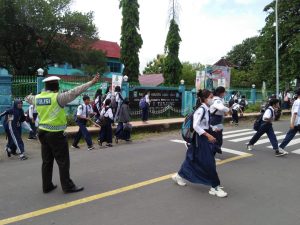 Jaga Kelancaran Arus Lalin, inilah Yang dilaksanakan Polisi