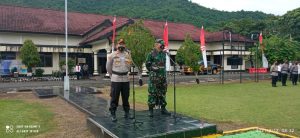 Jaga Kondusifitas Wilayah TNI – Polri Di KSB Gelar Apel Siaga dalam rangka Libur Panjang Imlek Tahun 2021