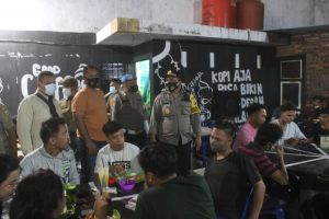 Lakukan Prokes Pencegahan Covid- 19,Polres Serdang Bedagai Patroli Yustisi di Perbaungan
