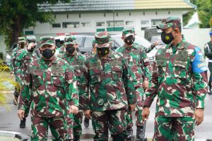 Danrem 162/WB Apresiasi Semangat Satgas Pamtas RI-RDTL Dalam Riksiapops Terakhir Oleh Asops Panglima TNI