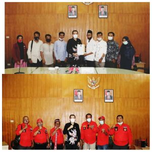 Ketua DPRD dr Riski Ramadhan Terima Audiensi GAMIS dan DPC PBB Sergai