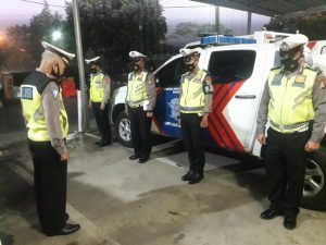 Ditlantas Polda Ajak Masyarakat Banten Ngopi Wae Sambil Beri Himbauan