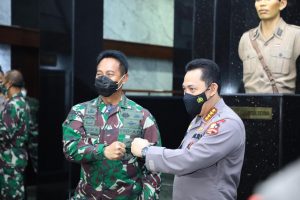 Sinergitas TNI-Polri, Kapolri Kunjungi KSAD Sepakat Jaga Kamtibmas