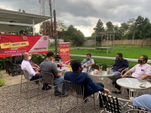 Implementasikan program Kapolda Banten, Bidhumas Polda Banten Silaturahmi dengan Pimpinan Media