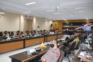 Kapolda Banten Ikuti Rapim Polri Melalui Vidcon, Siap Mendukung Program Pemerintah Tanggulangi Covid-19