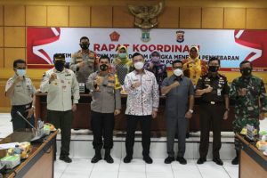 Kapolda Banten Pimpin Rakor optimalisasi PPKM Mikro dalam rangka menekan penyebaran covid 19