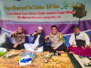 Kunjungi Ponpes Daarul Jannah, Dirbinmas Polda Banten Silaturahmi dengan Ulama