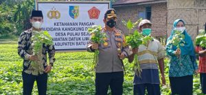 Kapolres Batu Bara Meresmikan Posko PPKM Skala Mikro  Desa Pulau Sejuk