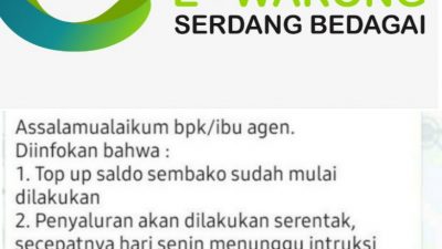 Diduga Korda Sembako Sergai Menyebar Berita Hoaks, Ketua FKeSB : Harus Berani Tanggung Jawab Kerugian Agen e-Warong