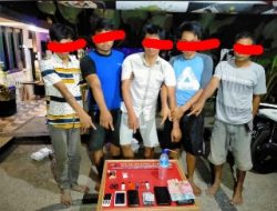 Polisi Ciduk 5 Terduga Penyalahgunaan Narkotika di Lotim