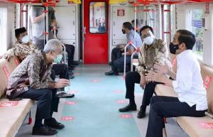 Resmikan KRL Yogyakarta-Solo, Presiden Jokowi: Ini Transportasi Massal Ramah Lingkungan