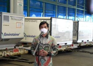 10 Juta Bahan Baku Vaksin Tiba di Tanah Air