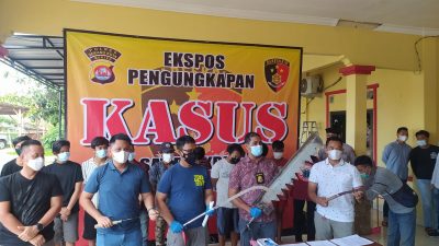 Tegas, Polda Banten Cepat Sikapi Viralnya Video Geng Motor, dan Amankan 10 Pelaku