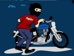Bawa Motor Hasil Curian, Polisi Ciduk Pelaku diduga Seorang Pelajar