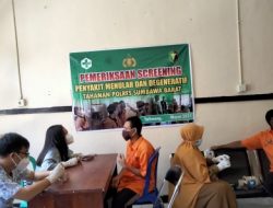 41 Orang Tahanan Polres Sumbawa Barat Ikuti Pemeriksaan Kesehatan